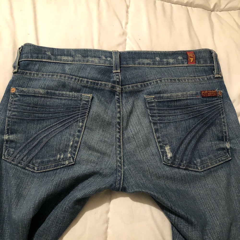 7 For All Mankind Lexie (petite) jeans. Like new!